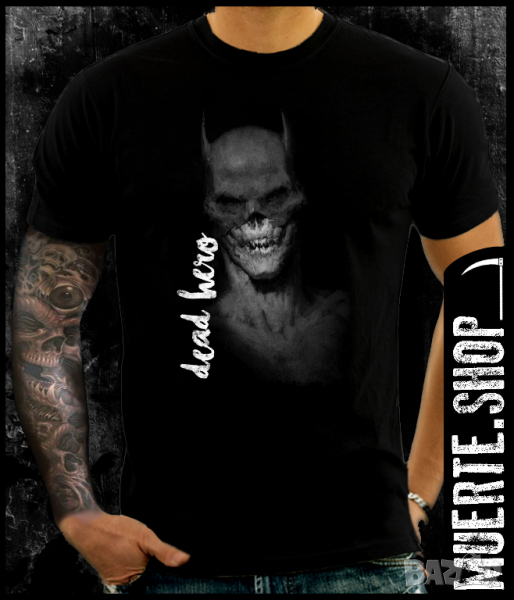 Тениска с щампа BATMAN DEAD HERO, снимка 1