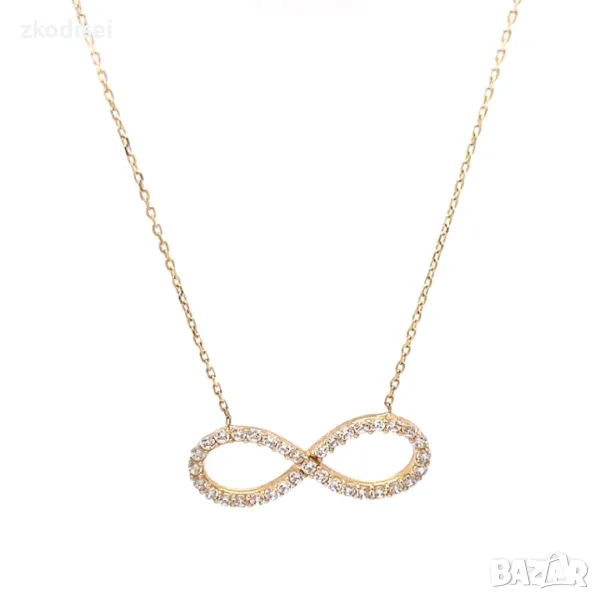 Златно колие 2,05гр. 42см. 14кр. проба:585 модел:26480-6, снимка 1