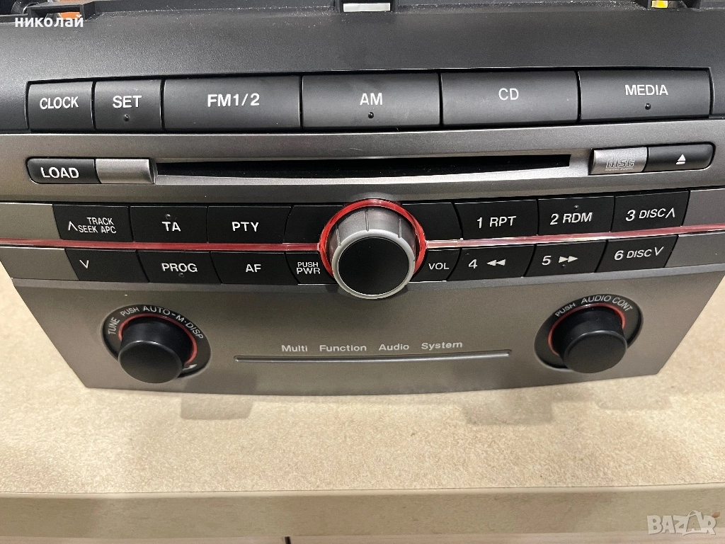 Радио панел за mazda 3 2007 г, снимка 1