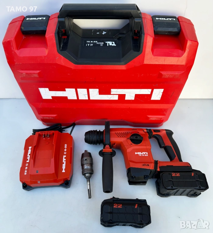 Hilti TE 6-22 Nuron - Безчетков перфоратор 2024г като нов!, снимка 1