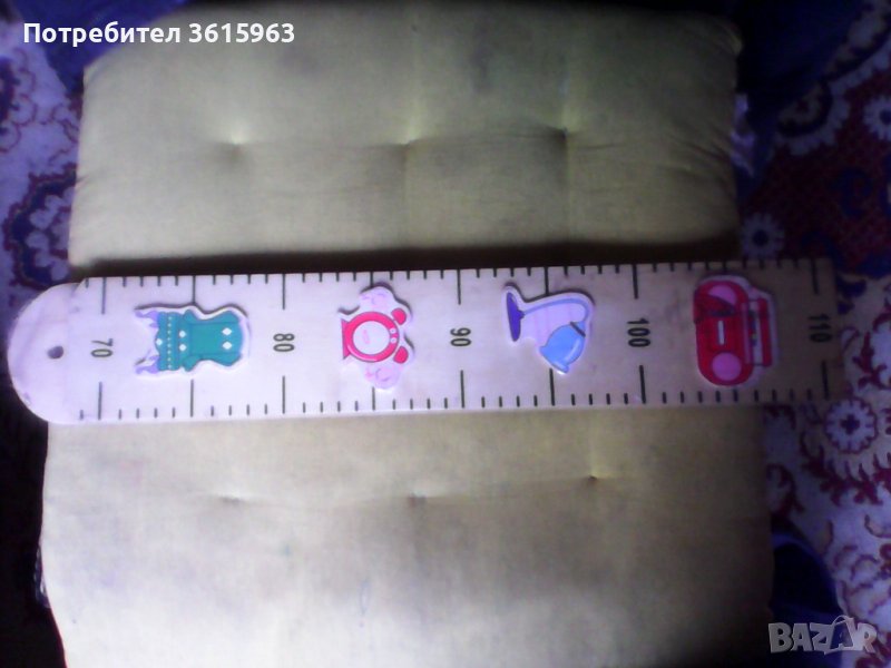 Детски дървен метър, снимка 1