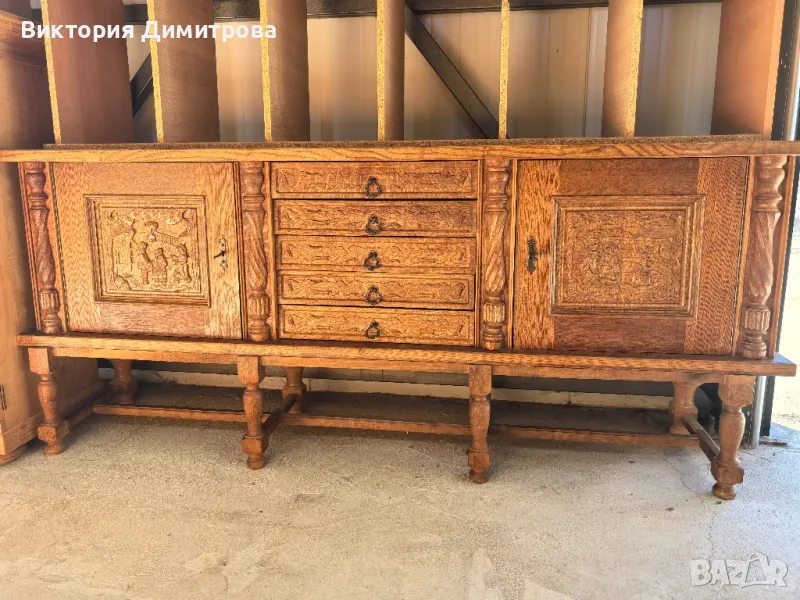 Скрин дърворезба 2,20 м., снимка 1