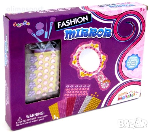 Огледало – декорирай сам (270243) Творчески комплект за декориране на огледало по номера. , снимка 1