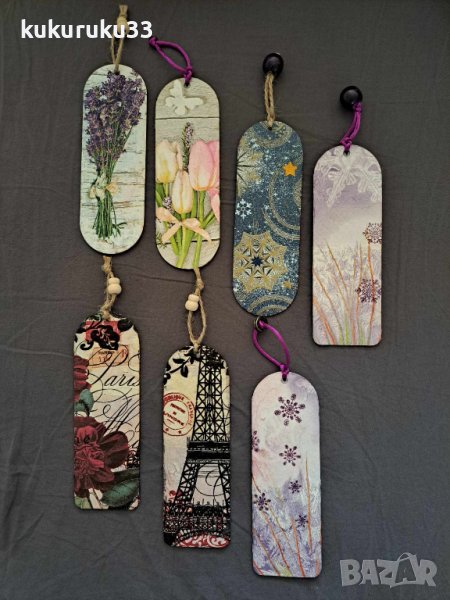 Книгоразделители, с две различни лица 2.50 за бр., снимка 1