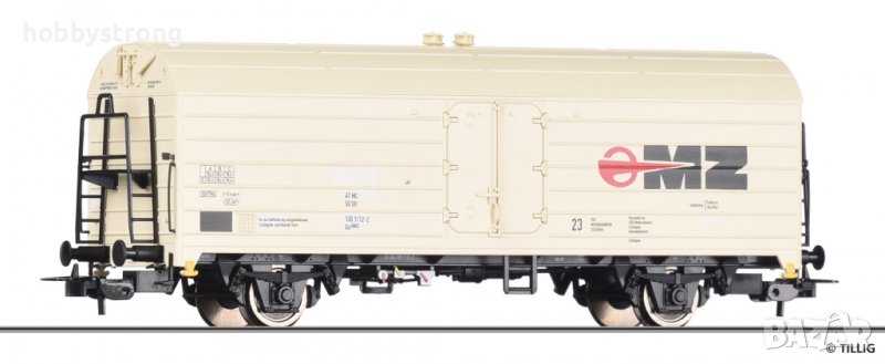 Закрит товарен вагон Gs MZ DR HO 1:87 Tillig 502181, снимка 1