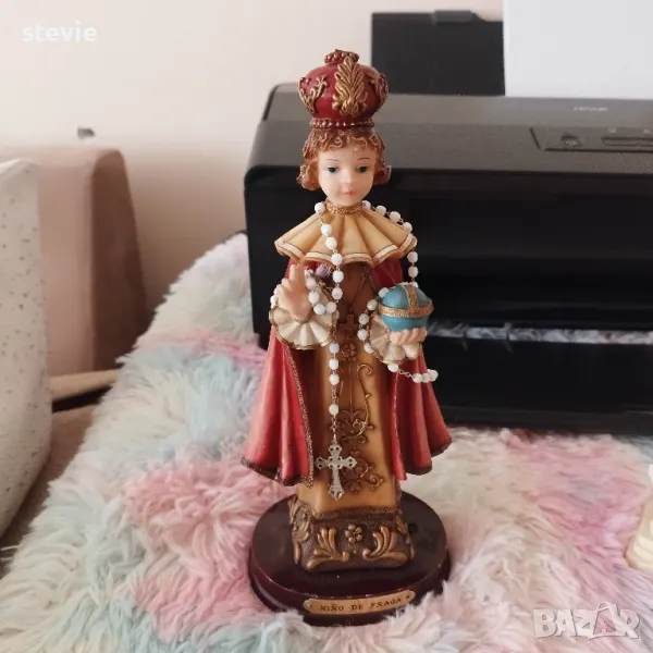 Религиозна статуетка от алабастър, снимка 1