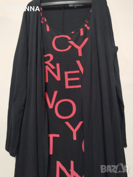 СТРАХОТНА РОКЛЯ 2 В 1 2XL-3XL, снимка 1