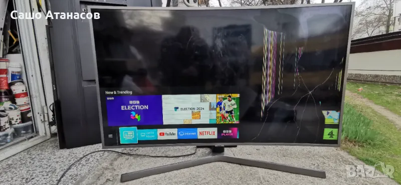 SAMSUNG UE49NU7670U със счупена матрица ,BN44-00932C ,BN41-02635B ,CY-CN049HGLV5H ,WCM730Q, снимка 1