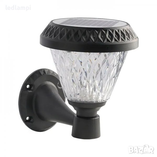 LED Соларен Градински Аплик RF Дистанционно CCT3в1, снимка 1