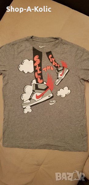 Детска Юношеска Тениска NIKE BALL  DUNK SNEAKER TEE, снимка 1