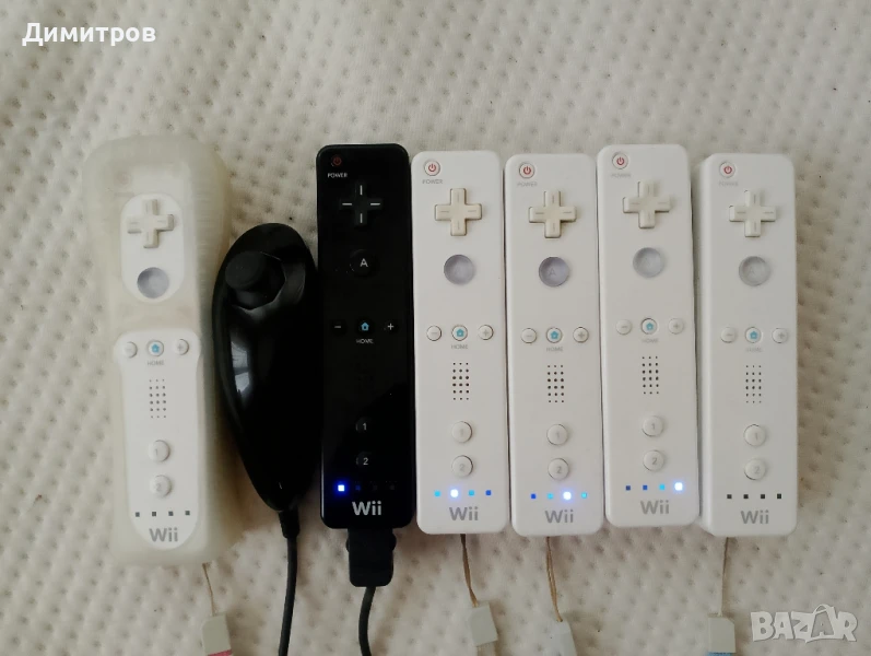 Оригинални Nintendo Wii контролери (motion sensor), снимка 1