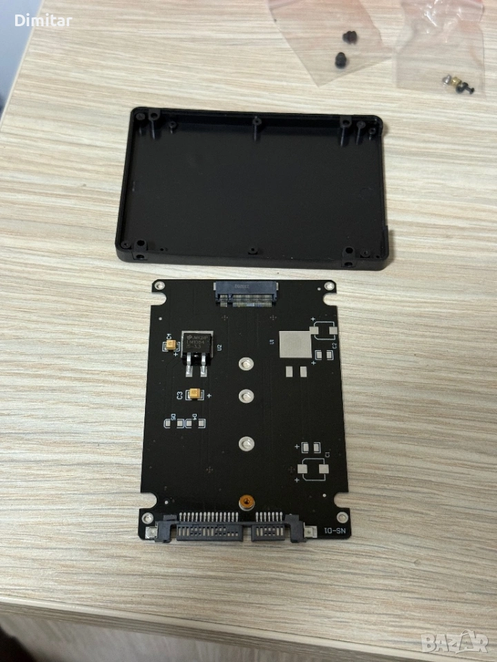 M2.NGFF to SATA Адаптер, снимка 1