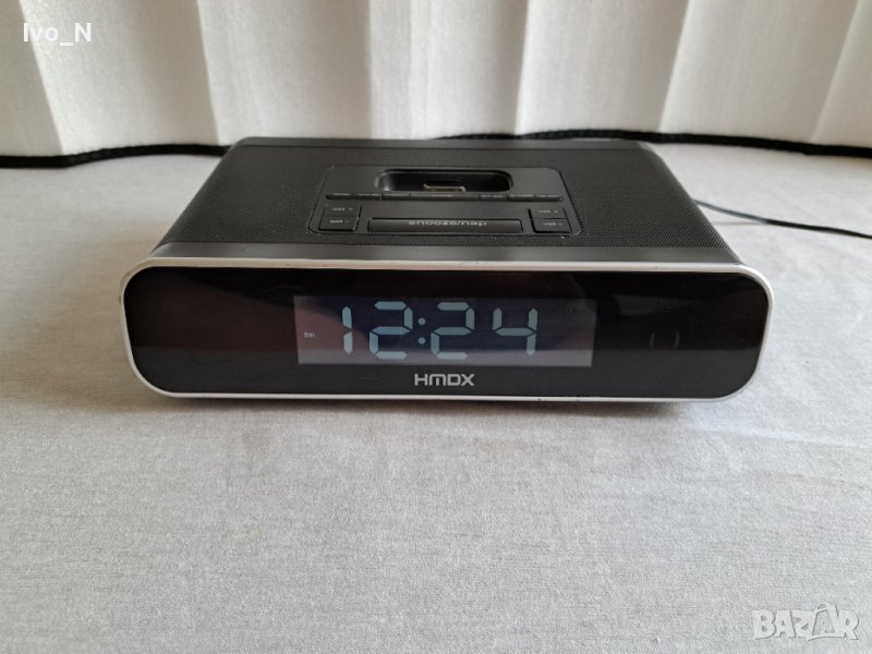 Радио часовник HMDX-B145 /AUX/ iPhone/iPod Dock., снимка 1