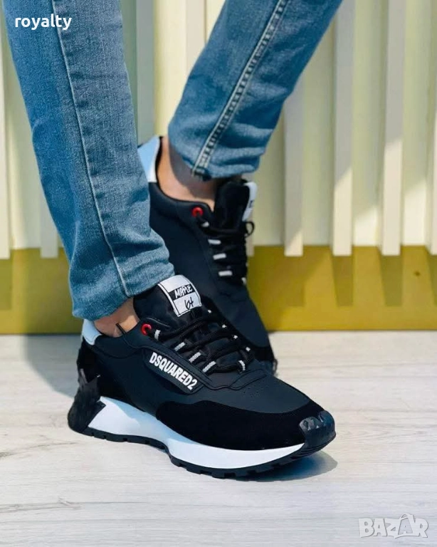 DSQUARED2 Мъжки Черни Маратонки , снимка 1