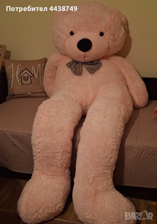 Розово плюшено мече , снимка 1