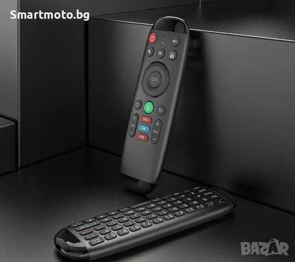 Безжично дистанционно управление на едро с гласова мини клавиатура M6, снимка 1