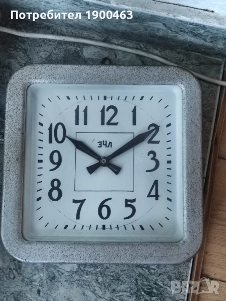 Индустриален часовник ЗЧЛ., снимка 1