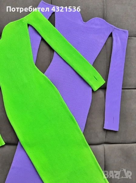 Лилава рокля, снимка 1