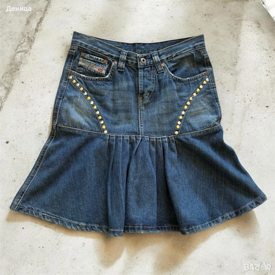 Винтидж дънкова пола Diesel W28 (Y2K / 90s style), снимка 1