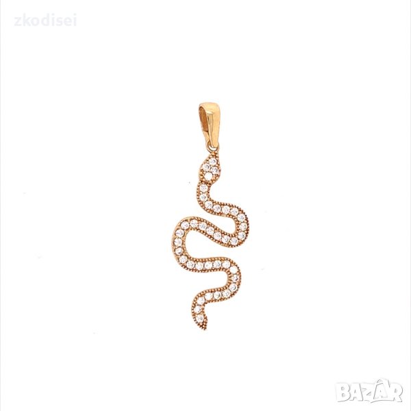 Златен медальон 1,29гр. 14кр. проба:585 модел:20088-2, снимка 1