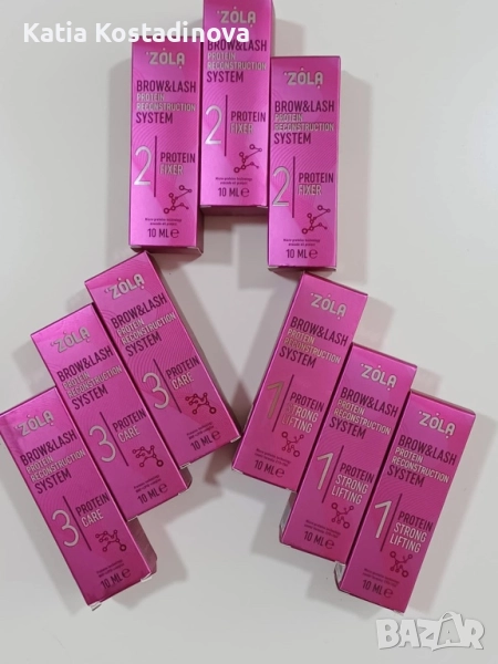 ZOLA продукти на марката. Бои, къни, сетове и стъпки за ламиниране. , снимка 1