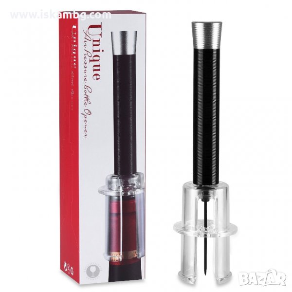 Тирбушон с въздух под налягане с алуминиева дръжка - код 2902, снимка 1