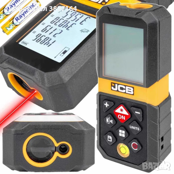 Лазерна ролетка JCB 65м , LDM-65, снимка 1