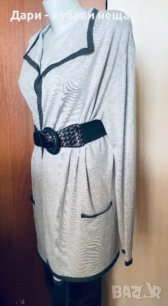 Дълга сива жилетка🍀❤️M,L❤️🍀арт.6033, снимка 1