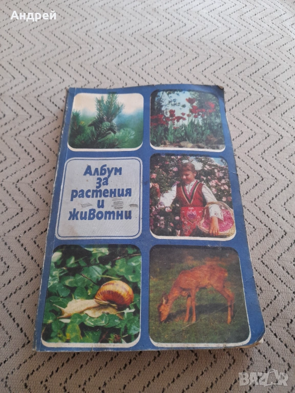 Книга Албум за растения и животни, снимка 1