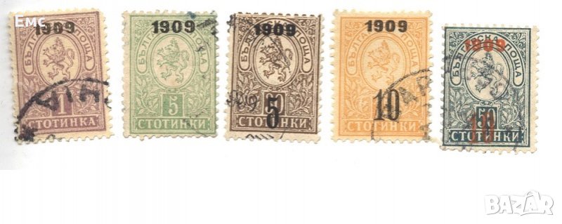 Пощенски марки Царство България от 1908 до 1934 г., снимка 1