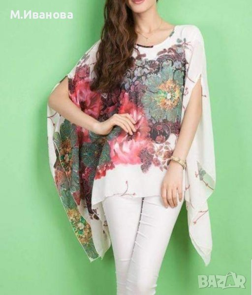 Дамска асимитрична туника размер М/Л/ХЛ, снимка 1
