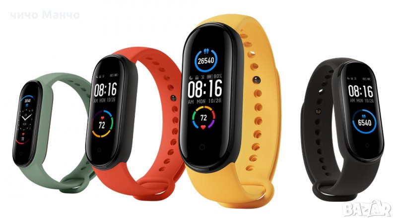 НОВИ! ОРИГИНАЛНИ Xiaomi Mi Band 5/6 силиконови каишки, снимка 1