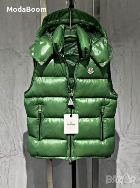 Moncler мъжки зелен елек , снимка 1