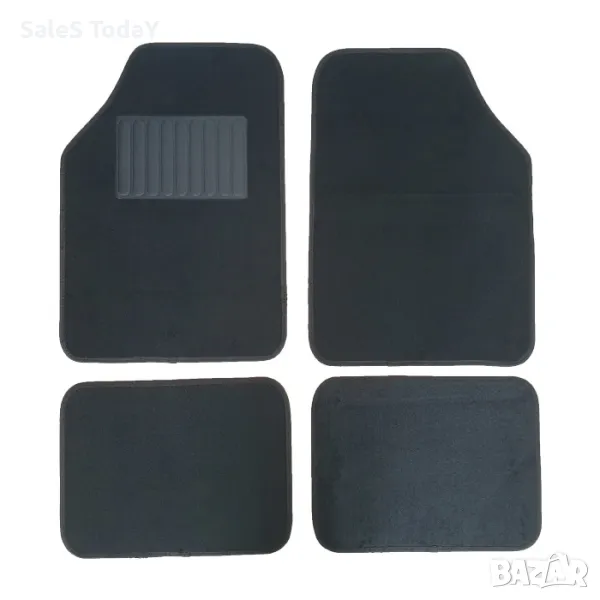 Стелки за кола мокет, Моктени стелки, универсални, 4бр в к-т, 3 цвята, снимка 1