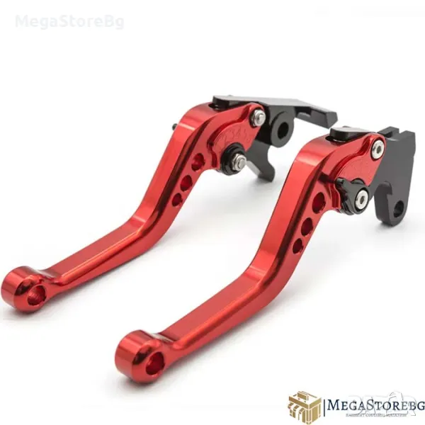 Ръчки за спирачка - РА569 - ЧЕРВЕНО - 2бр./к-т, снимка 1