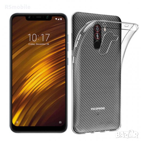 Xiaomi Pocophone F1 - Силиконов Прозрачен Кейс Гръб, снимка 1