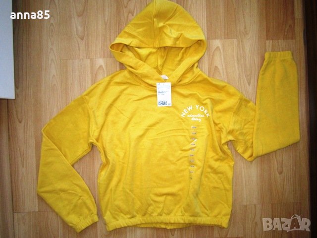 Нов с етикет къс суичер "Н&M", размер 158/164см., снимка 1