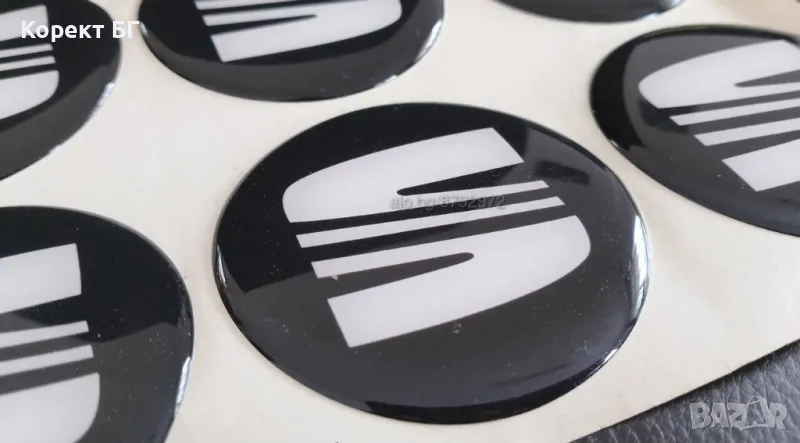 Стикери на Сеат Seat за джанти/тасове , всички размери, Фолксваген Тойота Мерцедес БМВ Ауди Волво, снимка 1