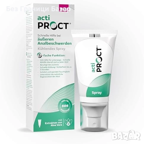 Нов Охлаждащ спрей за раздразнена кожа с алое вера ActiProct 50ml жени, снимка 1