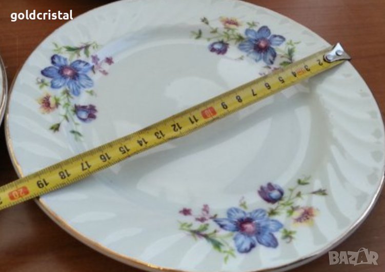 Стар български порцелан чинии супник сосиера , снимка 1