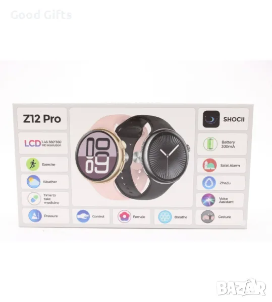 Смарт часовник Z12 Pro с Al Voice Assistant, HD Дисплей, снимка 1