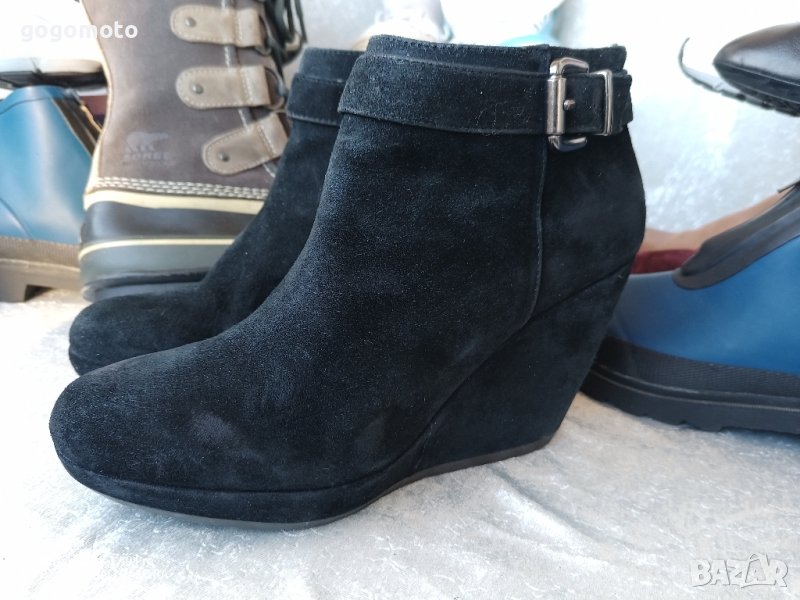 дамски боти N- 39 - 40 original basic GEOX® RESPIRA,100% естествена кожа - велур,GOGOMOTO.BAZAR.BG®, снимка 1