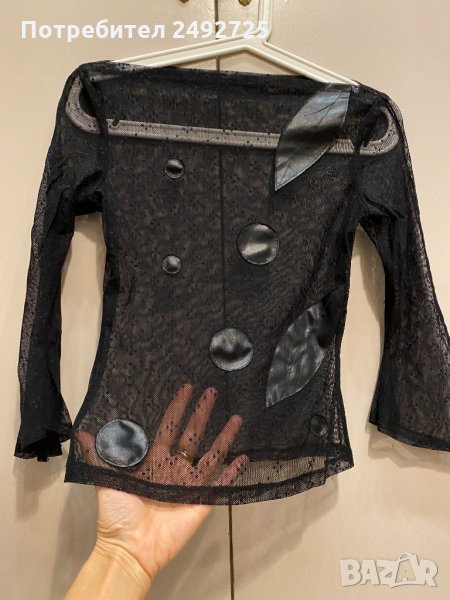  дантелена черна , тюл ,  2 модела, снимка 1