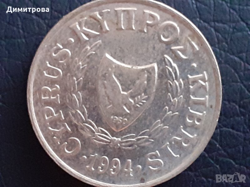 2 цента Кипър 1994, снимка 1