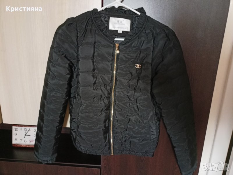 Пролетно-есенно якенце с брошка  и перличка за разкош, снимка 1