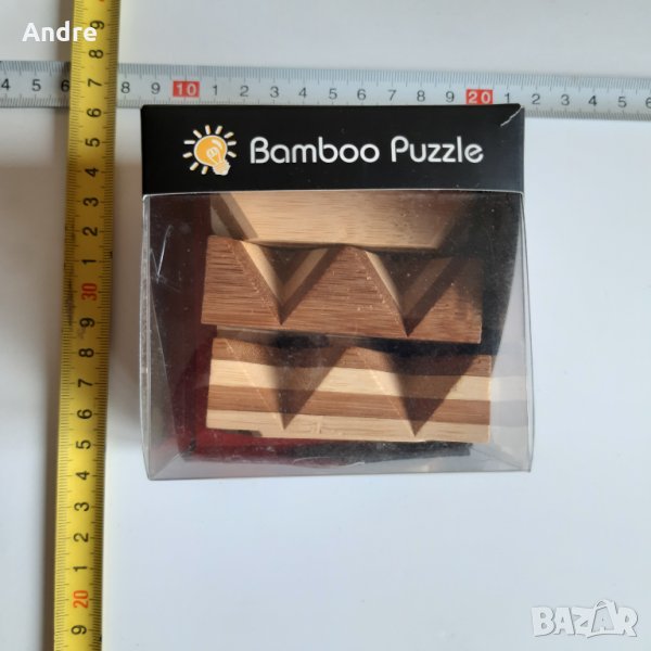 играчка-пъзел от дърво, IQ Bamboo puzzle, снимка 1