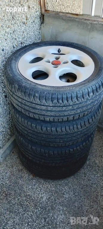Летни гуми с джанти 15-ки, за Алфа 146,5, снимка 1