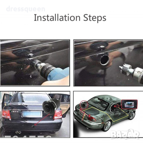 1217 Видеокамера за паркиране, снимка 7 - Аксесоари и консумативи - 44808585