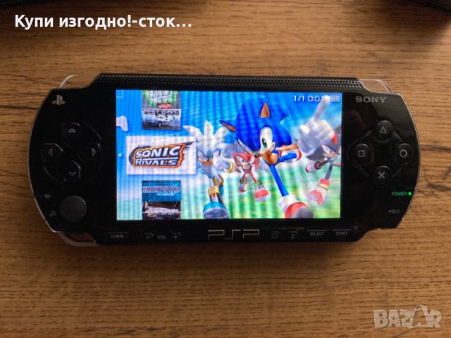 Sony PSP 1004 модел - хакнато с 10 игри, снимка 3 - PlayStation конзоли - 44549906