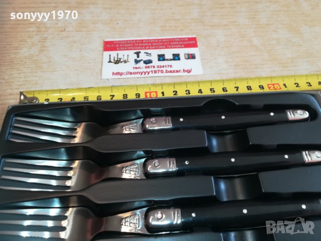 laguiole 6бр BLACK-вилици 1202211548, снимка 9 - Колекции - 31788185